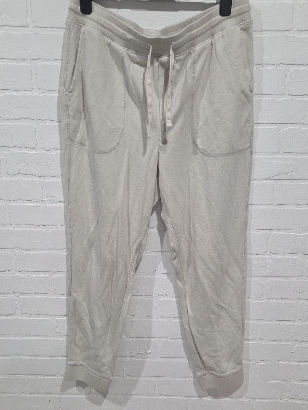 Madewell Men's Drawstring Joggers in Light Beige